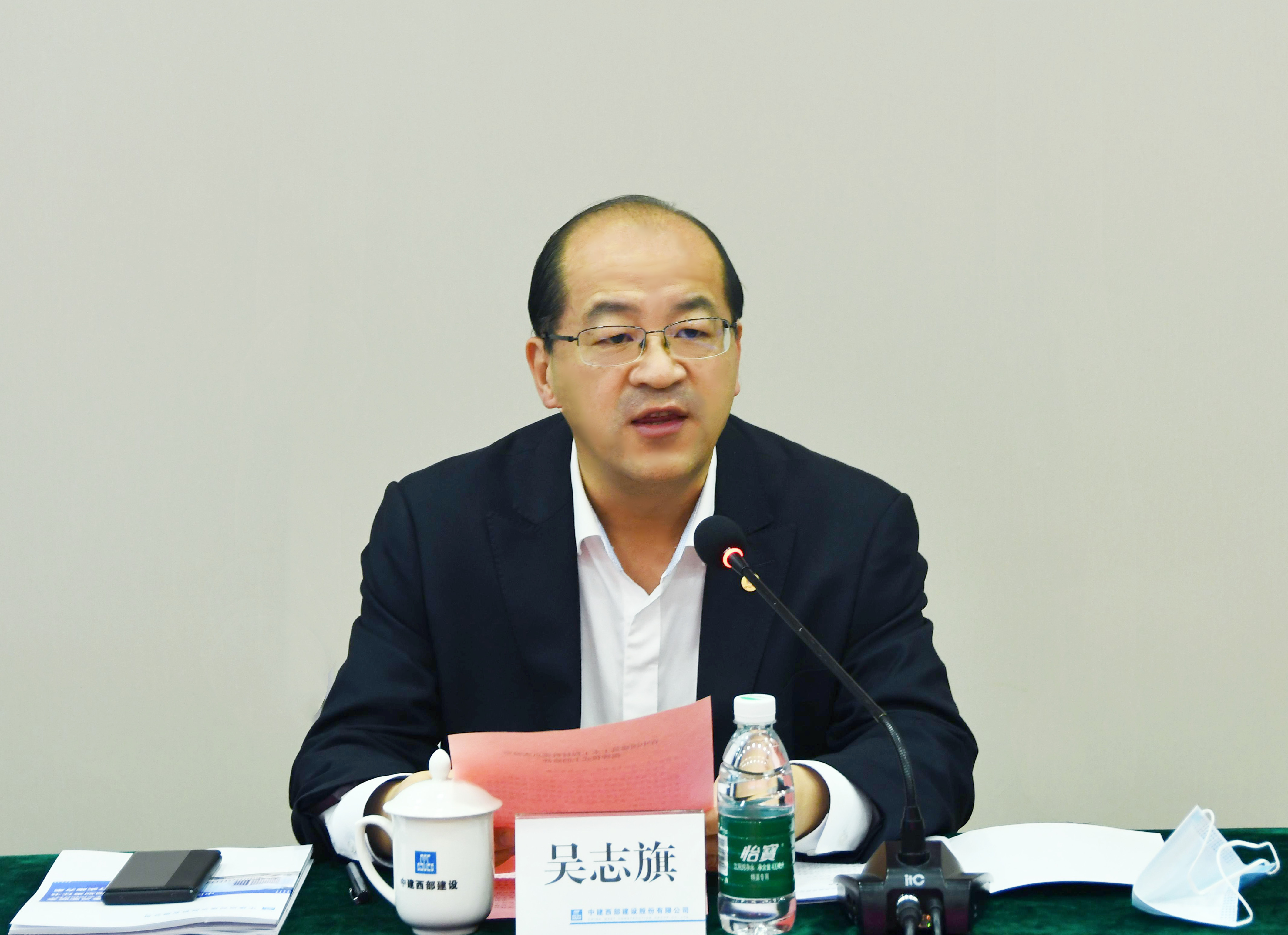 中国建筑土木工程材料重点实验室平台启动会暨揭牌仪式在中建西部建设顺利举行(图1)