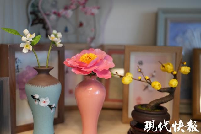 慕名来扬州学习通草花技艺14年湘妹子开出最美“传承之花”(图5)